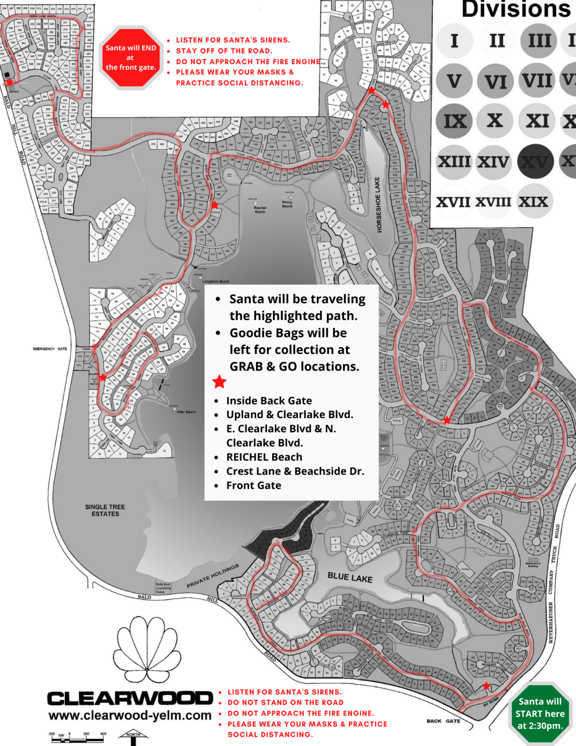Santa Run – Clearwood Community Association